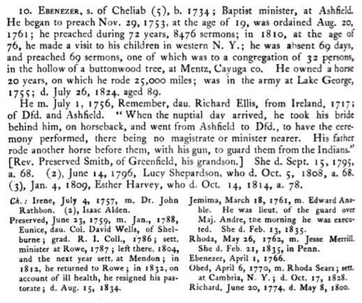 Excerpt for Ebenezer Smith