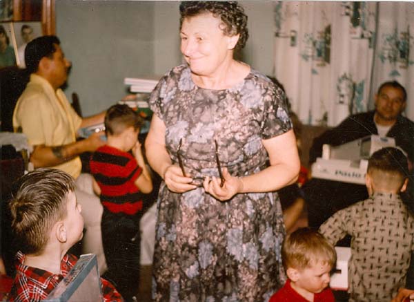 Rose with several family members
